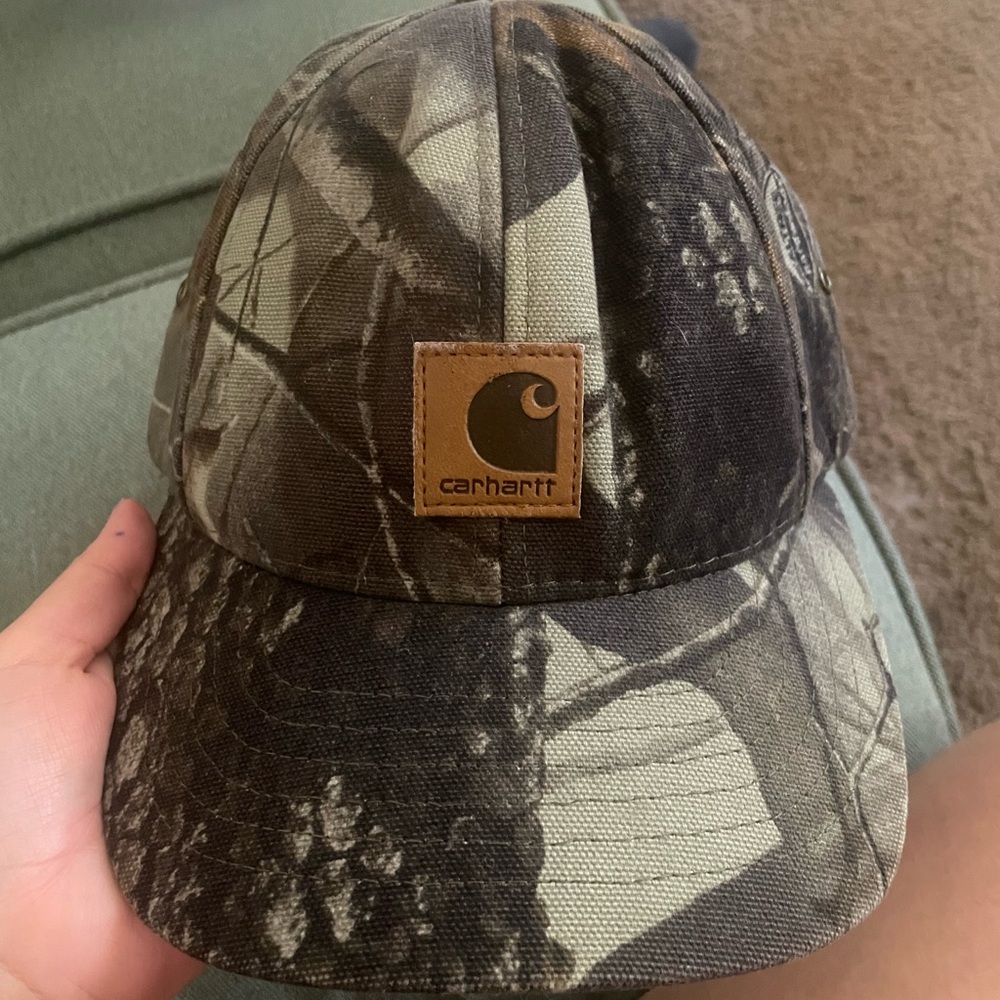 Carhartt Camouflage Cap with Black Trim